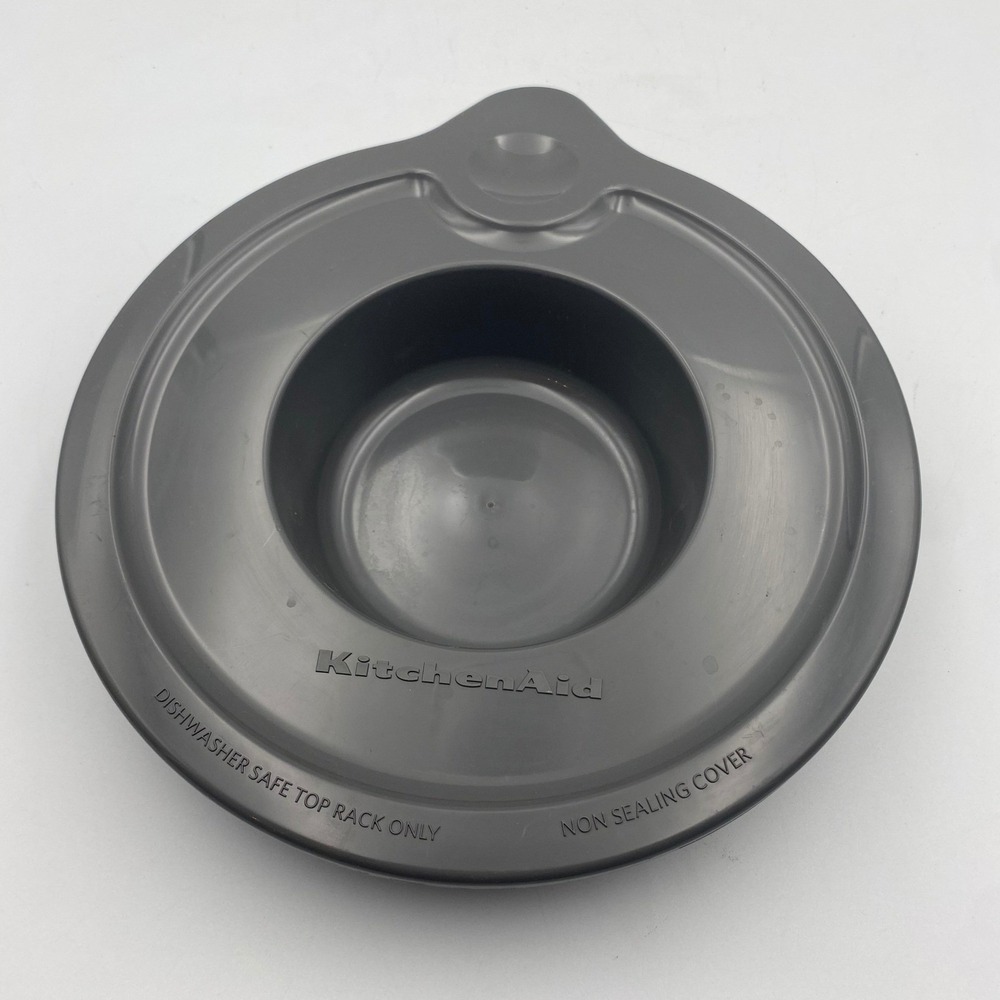 KitchenAid Stand Mixer Bowl Cover Gray Plastic Lid W10223140 Non Sealing 9 Inch